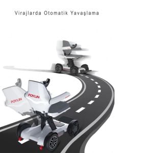 Poylin P210 Robotics Ultra Hafif Katlanabilir Akülü Tekerlekli Sandalye