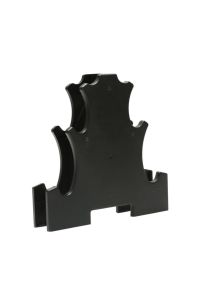 3 Set Dambıl El Ağırlıkları Setleri Standı Raf Siyah