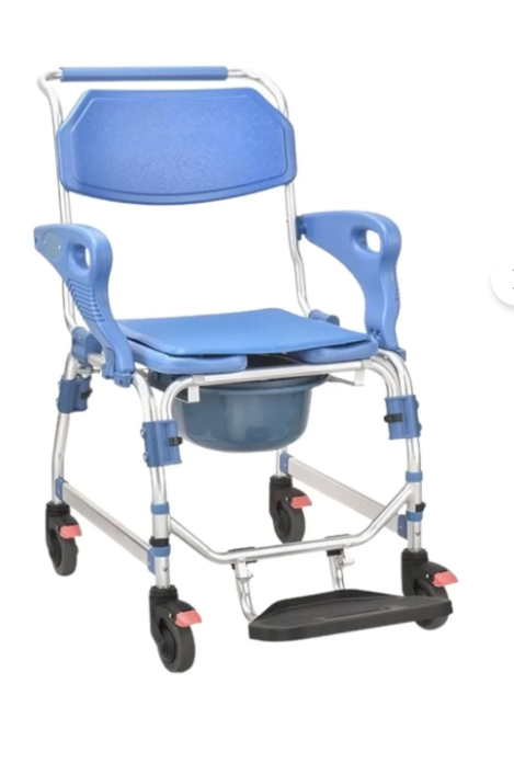 POYLİN Alüminyum Banyo Tuvalet Sandalyesi | Hafif ve Taşınabilir Destek Çözümü P612