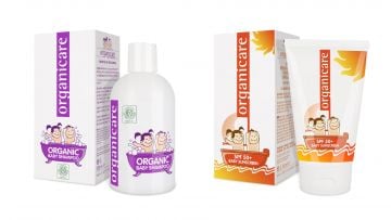 Organik Bebek Şampuanı + SPF 50 Bebekler ve Çocuklar İçin Koruyucu Güneş Losyonu