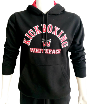 WHİTEFACE KİCKBOKS KAPÜŞONLU SWEATSHİRT (SİYAH)