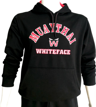 WHİTEFACE MUAY THAİ KAPÜŞONLU SWEATSHİRT (SİYAH)