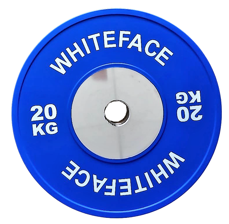 WHİTEFACE OLİMPİK HALTER PLAKASI (DİSK) 20KG (MAVİ)