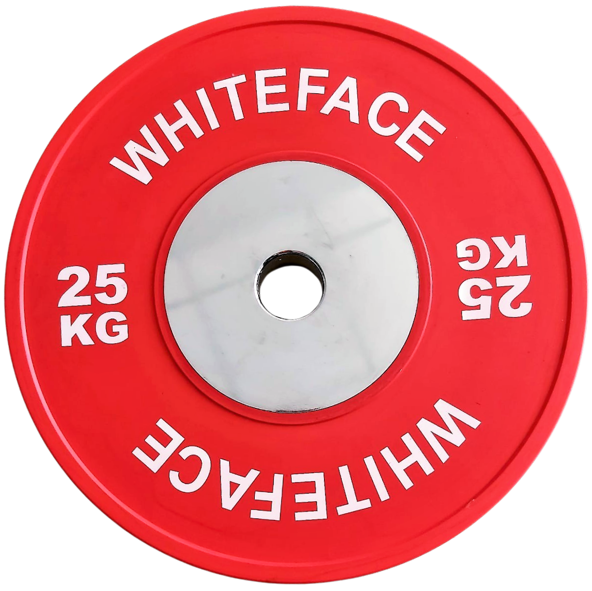 WHİTEFACE OLİMPİK HALTER PLAKASI (DİSK) 25KG (KIRMIZI)