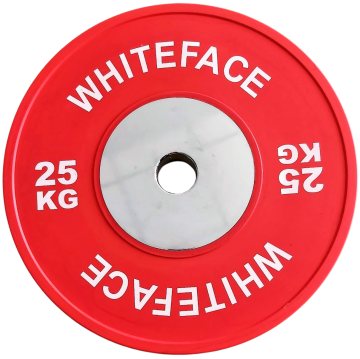 WHİTEFACE OLİMPİK HALTER PLAKASI (DİSK) 25KG (KIRMIZI)