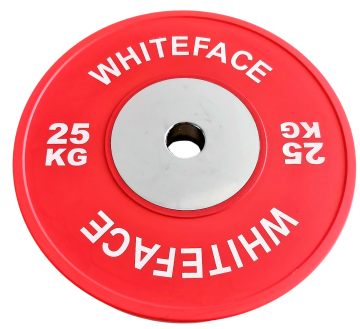 WHİTEFACE OLİMPİK HALTER PLAKASI (DİSK) 25KG (KIRMIZI)