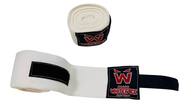 Whiteface Elastik Boks Bandaj 3,5 m (Farklı Renklerde) Beyaz