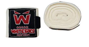 Whiteface Elastik Boks Bandaj 5 m (Beyaz)