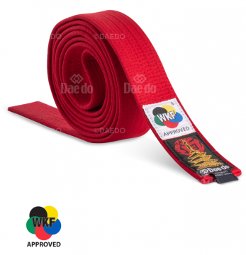 Daedo W.K.F. Onaylı Karate Kuşağı-CI2518- (kırmızı)