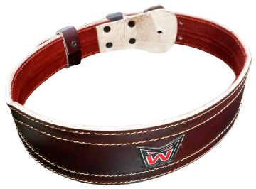 WHİTEFACE HALTER AĞIRLIK BEL KEMERİ GERÇEK DERİ (KAHVE)