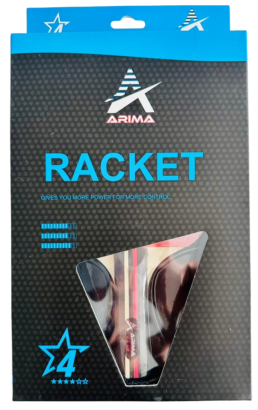 Arima ITTF Onaylı Masa Tenisi Raketi 4* Çift Taraflı AR1012