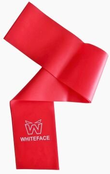 WHİTEFACE PİLATES BANDI (LASTİĞİ) (7,5CM X90CM)(KIRMIZI-ORTA-HAFİF)