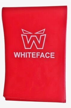 WHİTEFACE PİLATES BANDI (LASTİĞİ) (7,5CM X90CM)(KIRMIZI-ORTA-HAFİF)