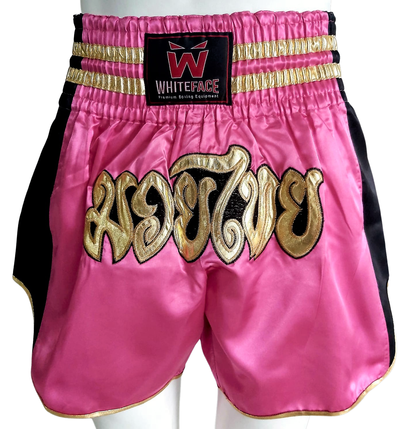 Whiteface Muay Thai Elite Şort (Pembe-Siyah)