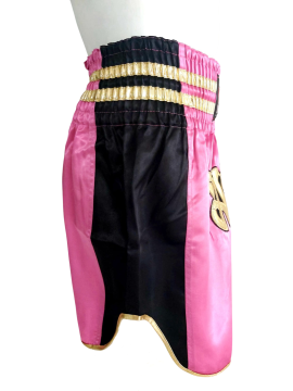 Whiteface Muay Thai Elite Şort (Pembe-Siyah)