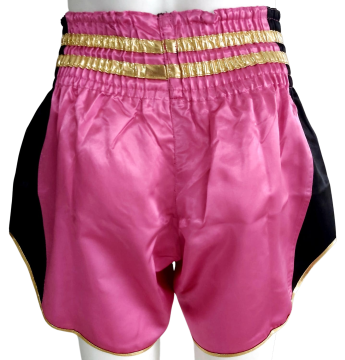 Whiteface Muay Thai Elite Şort (Pembe-Siyah)