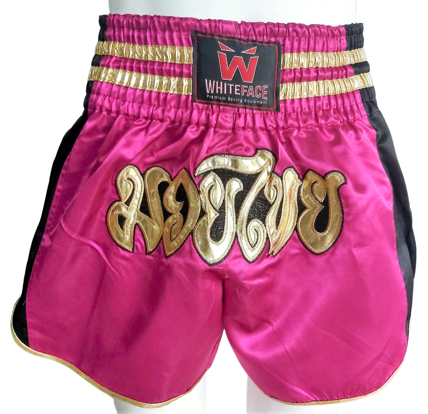 Whiteface Muay Thai Elite Şort (Fuşya-Siyah)