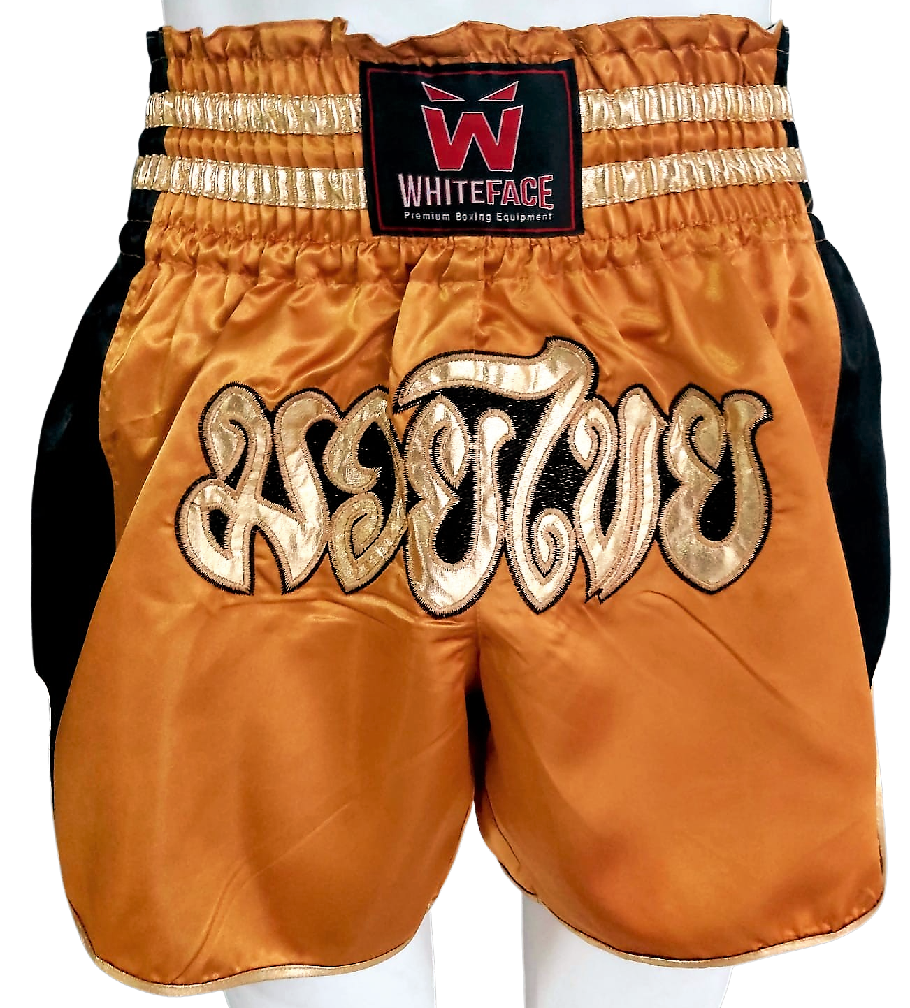 Whiteface Muay Thai Elite Şort (Gold-Siyah)