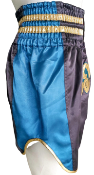 Whiteface Muay Thai Elite Şort (Antrasit-Mavi)