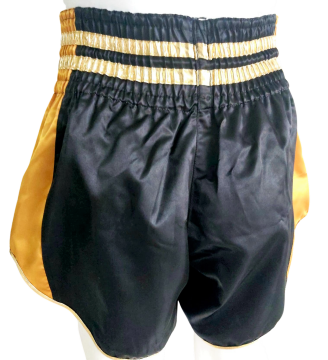 Whiteface Muay Thai Elite Şort (Siyah-Gold)
