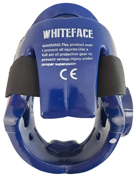 Whiteface Taekwondo Camlı Mantar Kask (Mavi)