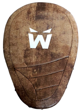 Whiteface Vintage Eğri Lapa Ellik Darbe Yastığı (Kahve) -WTF318