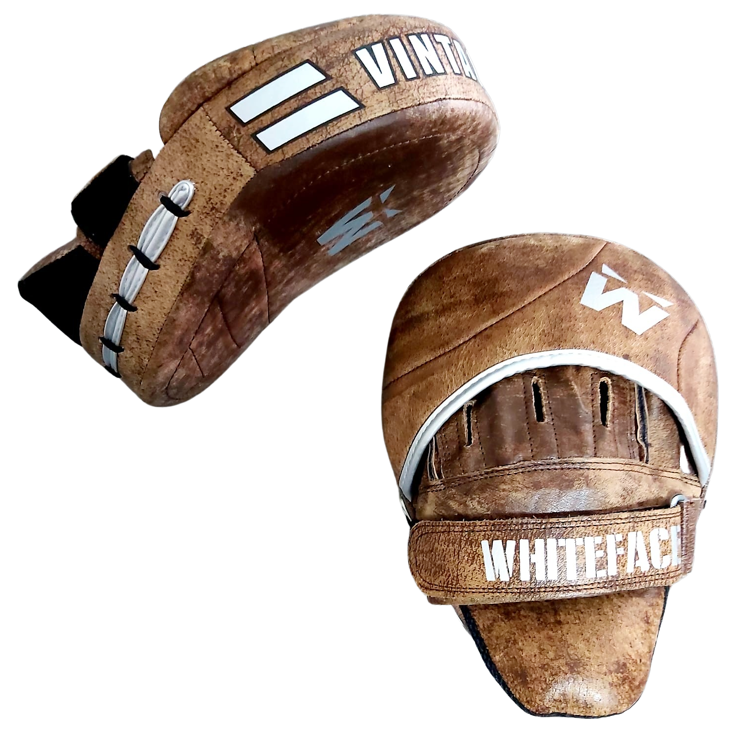 Whiteface Vintage Eğri Lapa (Kahve)