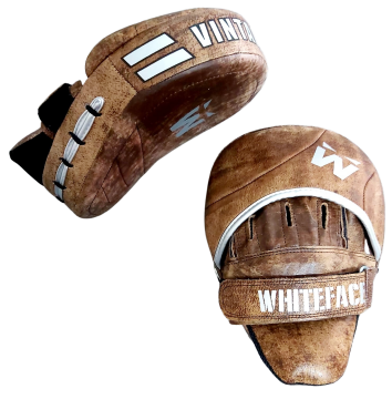 Whiteface Vintage Eğri Lapa Ellik Darbe Yastığı (Kahve) -WTF318