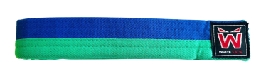 Whiteface Taekwondo Kuşak (Yeşil-Mavi)