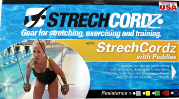 STRECHCORDZ EL PALETLİ YÜZME KARA ANTRENMAN DİRENÇ LASTİĞİ (KIRMIZI) (5,4-14,1 KG)