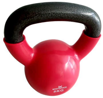 WHİTEFACE KETTLEBELL(ÇAYDANLIK TİPİ DAMBIL) 8KG (KIRMIZI-SİYAH)