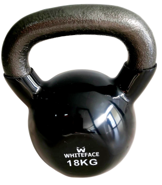 WHİTEFACE KETTLEBELL(ÇAYDANLIK TİPİ DAMBIL 18KG (SİYAH)