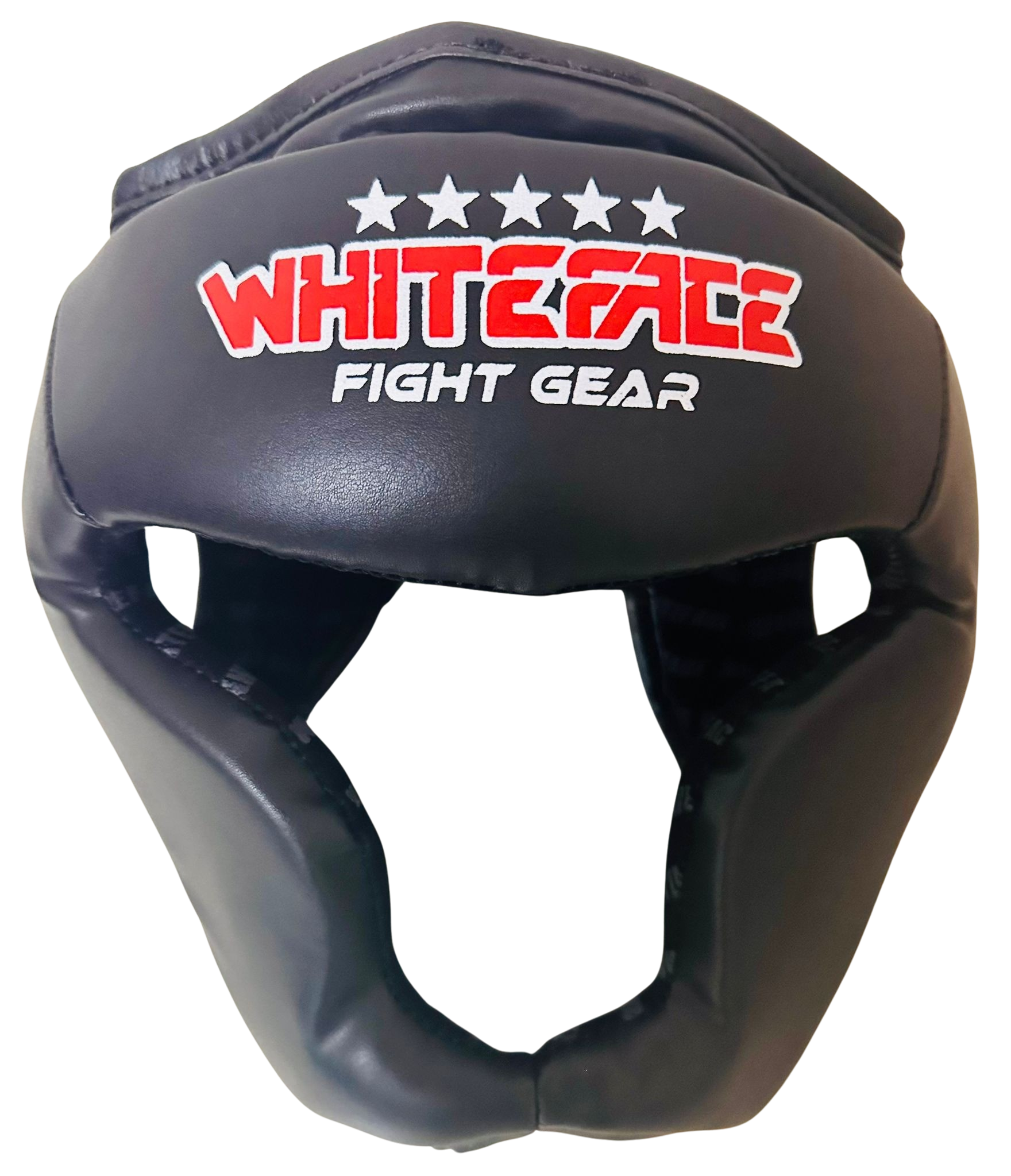 Whiteface Yanak ve Çene Korumalı Boks Kaskı/Muay Thai/Kick Boks Kask (siyah)