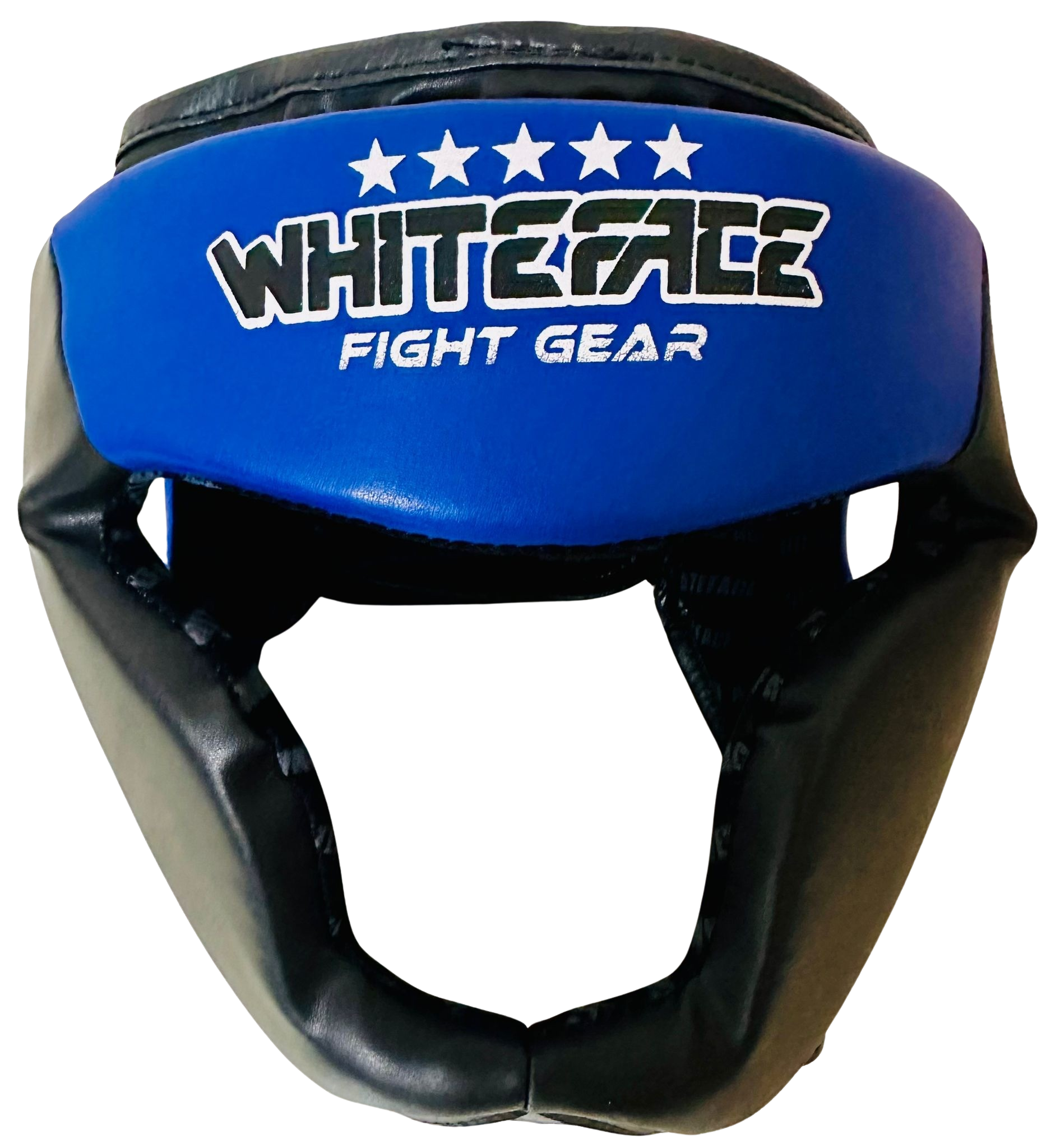 Whiteface Yanak ve Çene Korumalı Boks Kaskı/Muay Thai/Kick Boks Kask (mavi)