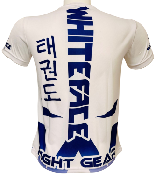 Whiteface Taekwondo Özel Tasarım Baskılı  Tişörtü (beyaz)