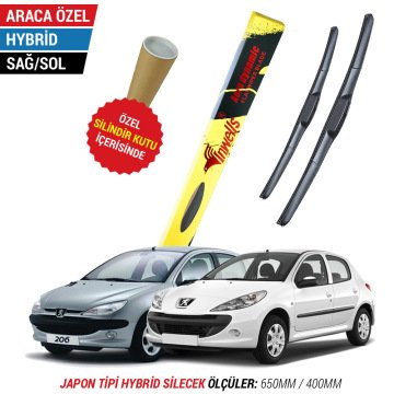 Peugeot 206 / 206+ İnwells Hybrid Silecek Takımı (2000-2014)