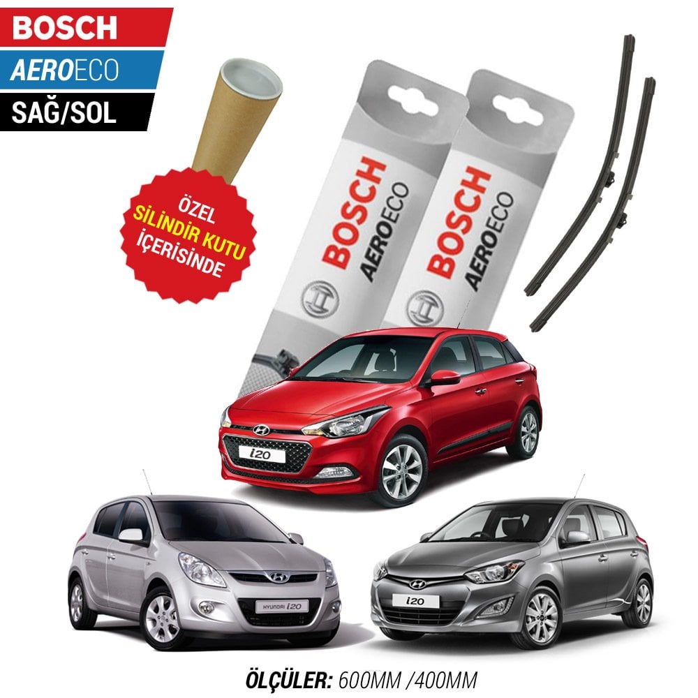 Hyundai i20 Muz Silecek (2008-2020) Bosch Aeroeco