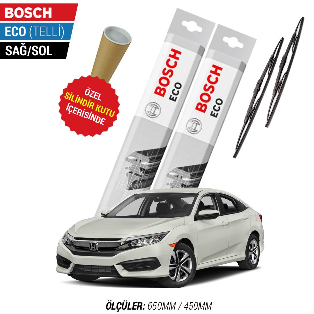 Honda Civic Silecek (2017-2021 FC5) Bosch Eco