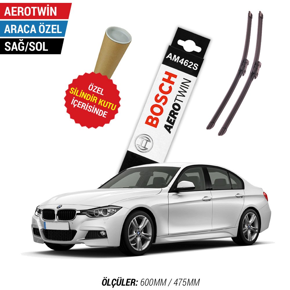 BMW F30 Silecek Takımı (2012-2019) Bosch Aerotwin AM462S