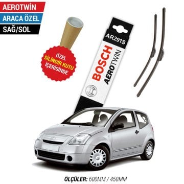 Citroen C2 Silecek Takımı (2003-2008) Bosch Aerotwin AR291S