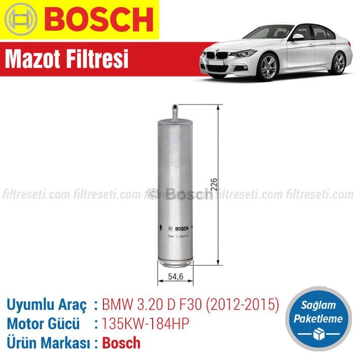 BMW 3.20D F30 Bosch Mazot Filtresi (2012-2015)