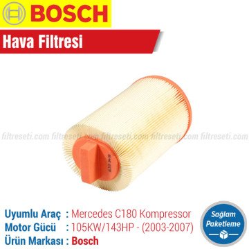Mercedes C180 Komp. Bosch Hava Filtresi (W203 2003-2007)