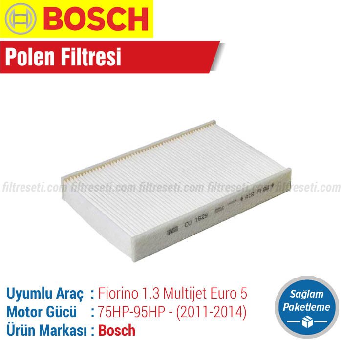 Fiat Fiorino 1.3 Multijet E5 Bosch Polen Filtresi (2011-2014)