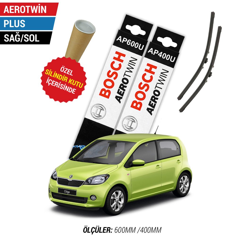 Skoda Citigo Silecek Takımı (2012-2015) Bosch Aerotwin Plus