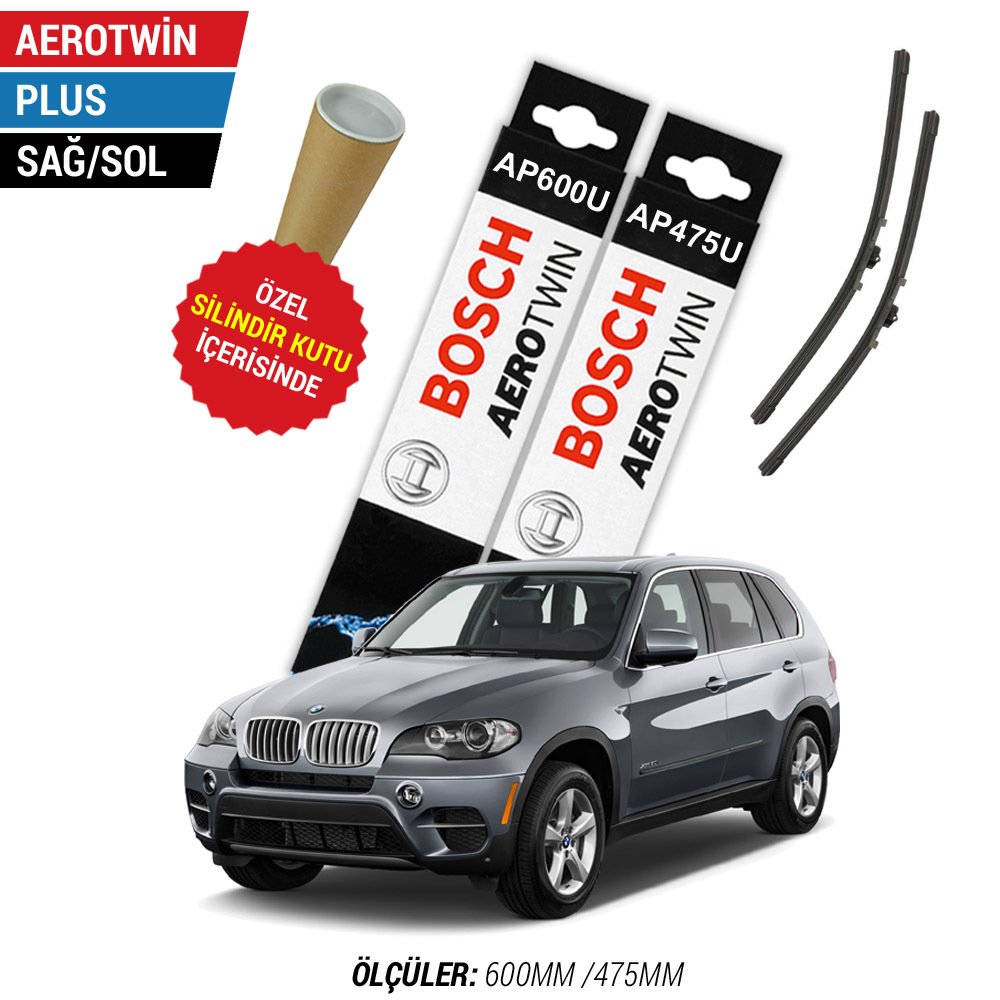 BMW X5 Silecek Takımı (2007-2013 E70) Bosch Aerotwin Plus