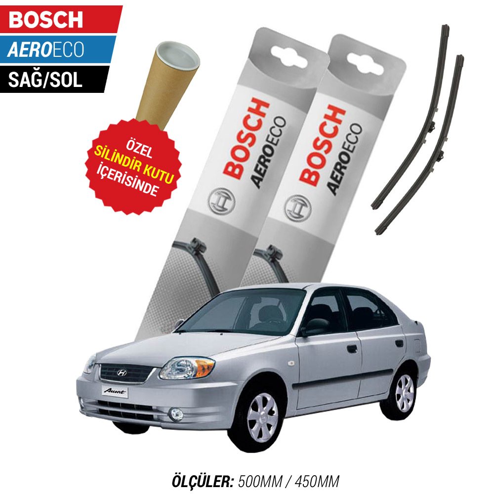 Hyundai Accent Silecek Takımı (2000-2005) Bosch Aeroeco
