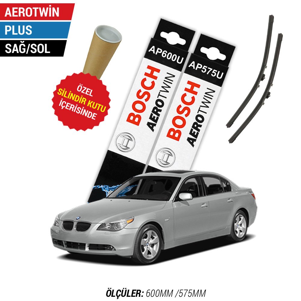 BMW E60 Silecek Takımı (2004-2009) Bosch Aerotwin Plus