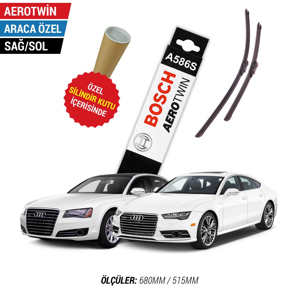 Audi A8 Silecek Takımı (2010-2017) Bosch Aerotwin A586S