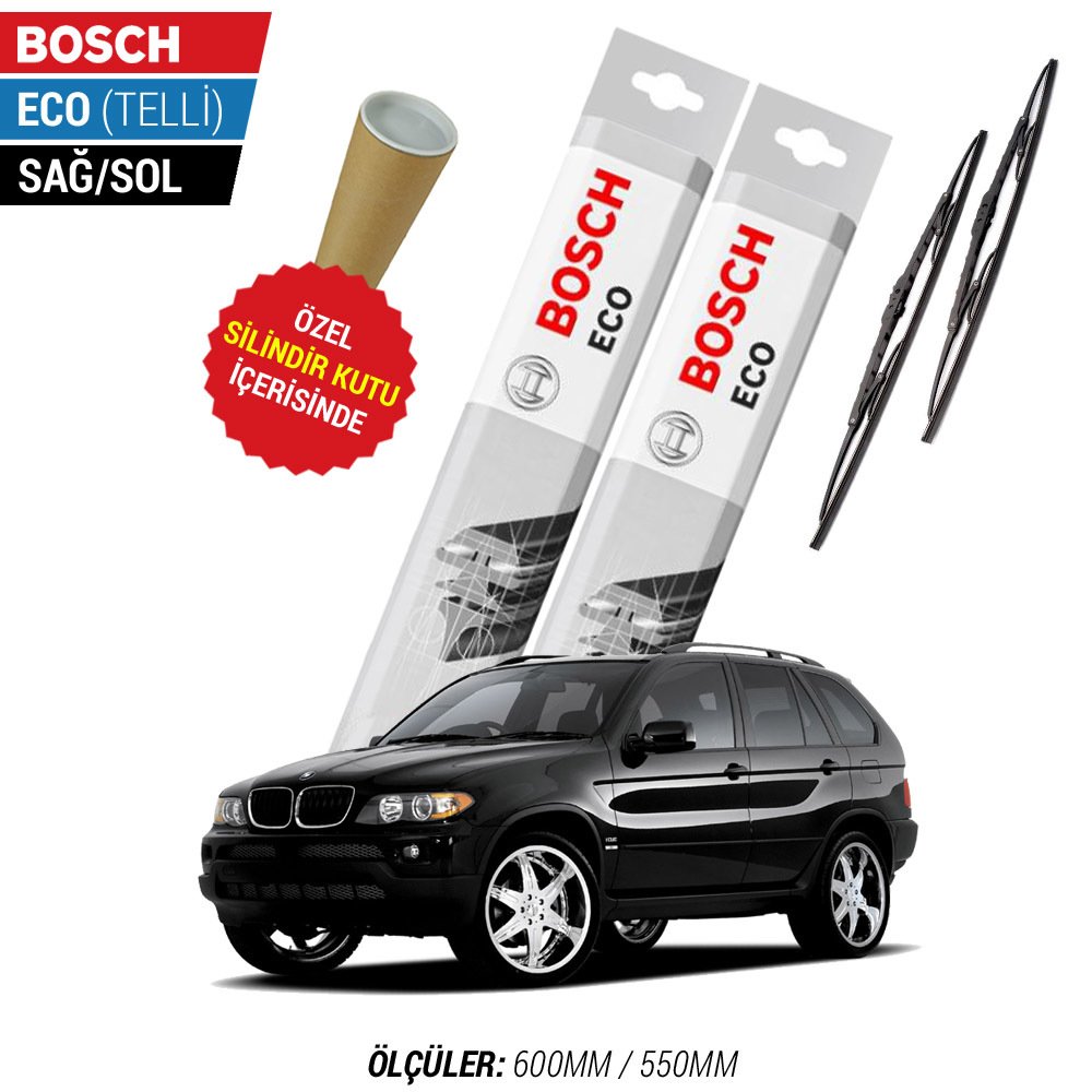 BMW X5 Silecek Takımı (2000-2007 E53) Bosch Eco