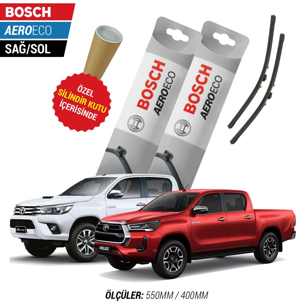 Toyota Hilux Silecek Seti (2016-2021) Bosch Aeroeco